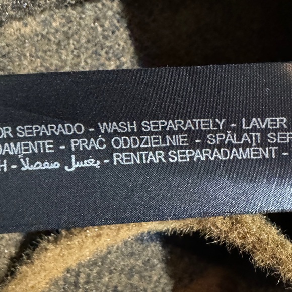 Zara Knit Buffalo Check Trench Sweater Jacket Brown Black Size Small - Picture 11 of 14